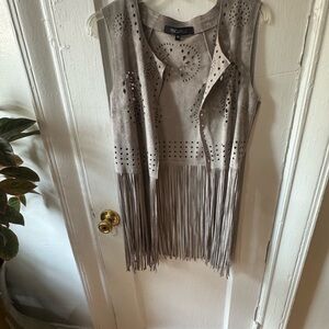 Rino & Pelle Tan Laser Cut Vest